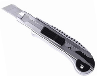Нож канц. X-PERT пластиковый хром корпус, 5 лезвий DKK-605 