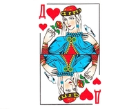Карты атласные Poker Дама 36л.(№9811)